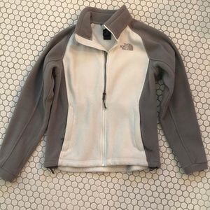 The North Face zip up fleece size small